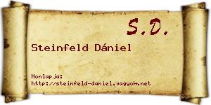 Steinfeld Dániel névjegykártya